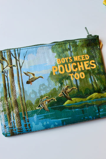 Boys Need Pouches Zipper  Pouch