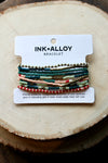 Sage Carded Bracelet Stack