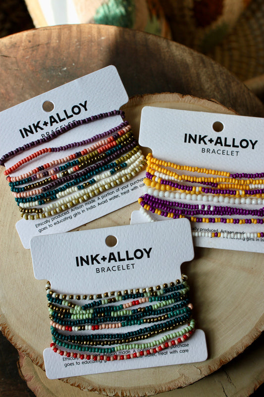 Sage Carded Bracelet Stack