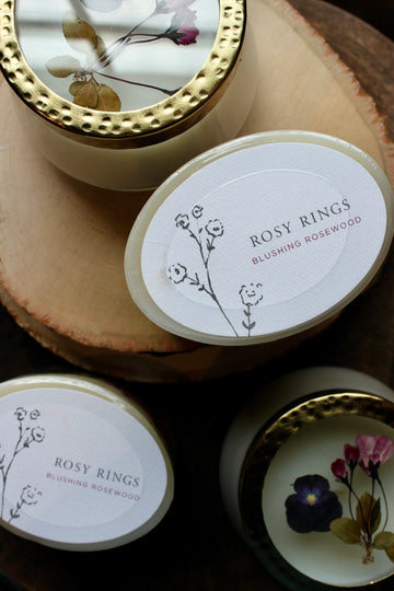 Blushing Rosewood Candle