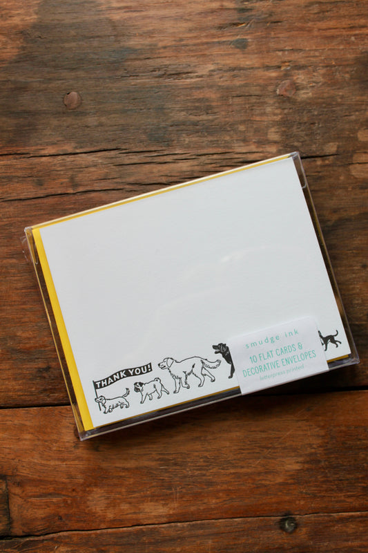 Dog Parade Note Cards Set