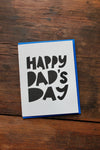 Dad's Day Chonky, Letterpress Father's Day Greeting Card