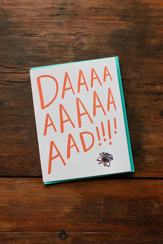 Dad Spider Card