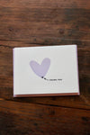 Bottom of Heart - Thank You Card