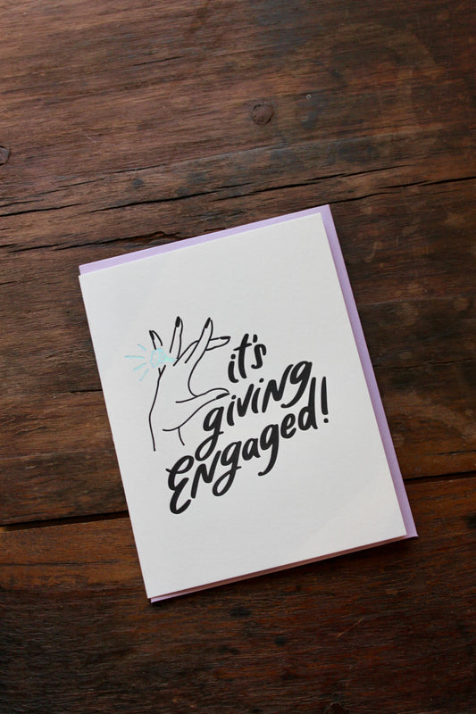 Giving Engaged - Engagement Card