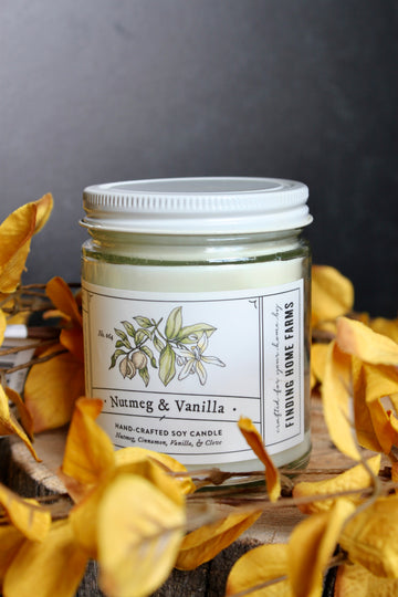 Nutmeg & Vanilla Soy Candle
