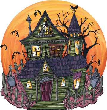Die Cut Haunted House Placemat (12 Count)