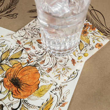 Autumn Arrangement Table Papers