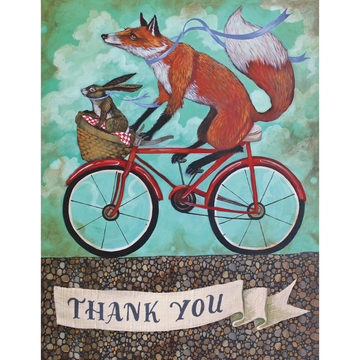 Thank You Bicycle Card
