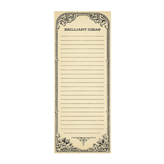 Brilliant Ideas Skinny Notepad
