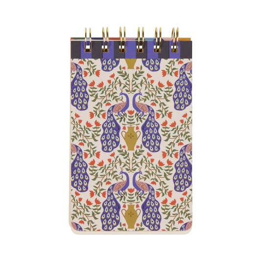 Peacock Twin Wire Notepad