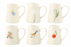 Hand-Painted Creamer, White