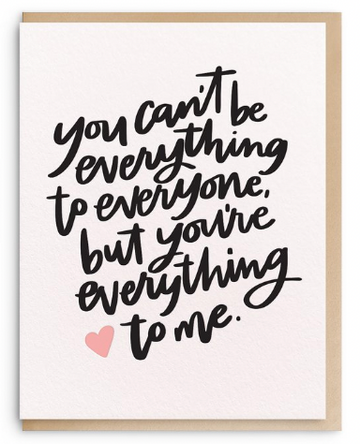 Everything To Me - Love Card