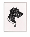 Sorry Dog - Condolences Card