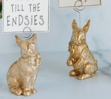 Resin Bunny Place Card Holder