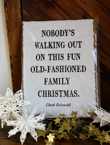 Nobody's Walking Out Paper Print