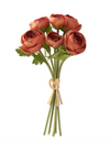 Dark Orange Ranunculus Bundle (6 Stems)