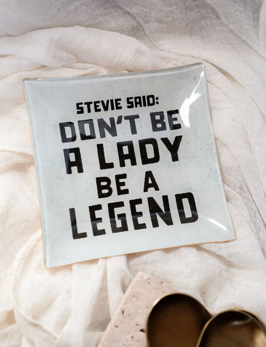 Stevie Said Small Decoupage Plate