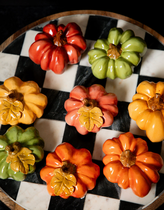 Cutie Fall Resin Pumpkins