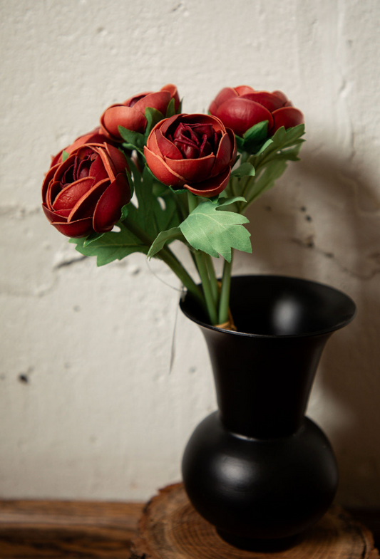 Real Touch Ranunculus Bundle - Dark Orange