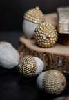Cream & Gold Acorn