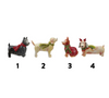 Stoneware Holiday Dog Taper Holder