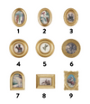 Vintage Holiday Framed Art Magnet