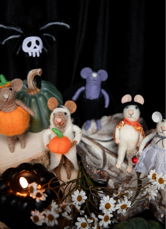 Handmade Halloween Costume Felt Mouse