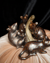 Assorted Bronze Stoneware Rat