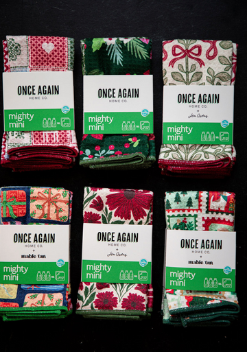 Holiday Once Again Home Mighty Mini Towels (Set of 3) - Reversible