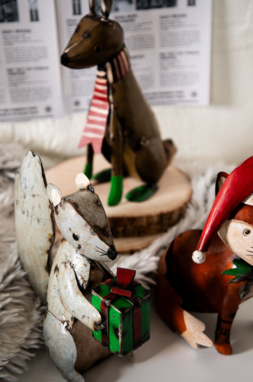 Recycled Christmas Woodland Creature