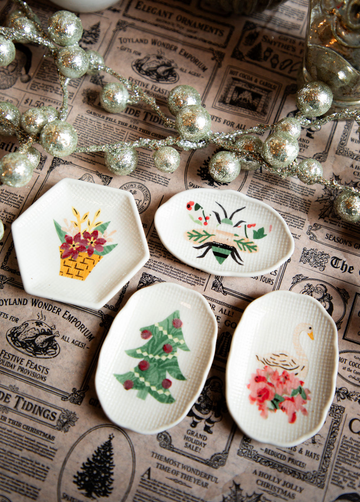 Flora & Fauna Mini Stoneware Dish