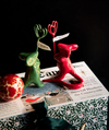 Enameled Cast Iron Mouse Place Card Holder