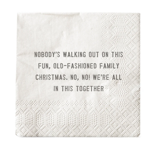 Holiday Sugarboo Cocktail Napkins