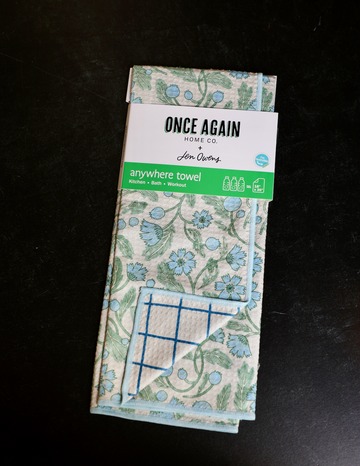 Anywhere Towel Reversible - Jen Owens Frenchie: Sage