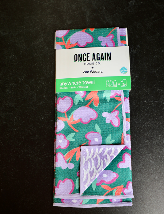 Anywhere Towel Reversible - ZW Day Break: Evergreen