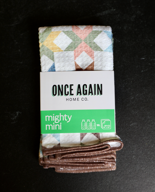 Mighty Mini Towel (Set of 3) - Star Quilt: Multicolor