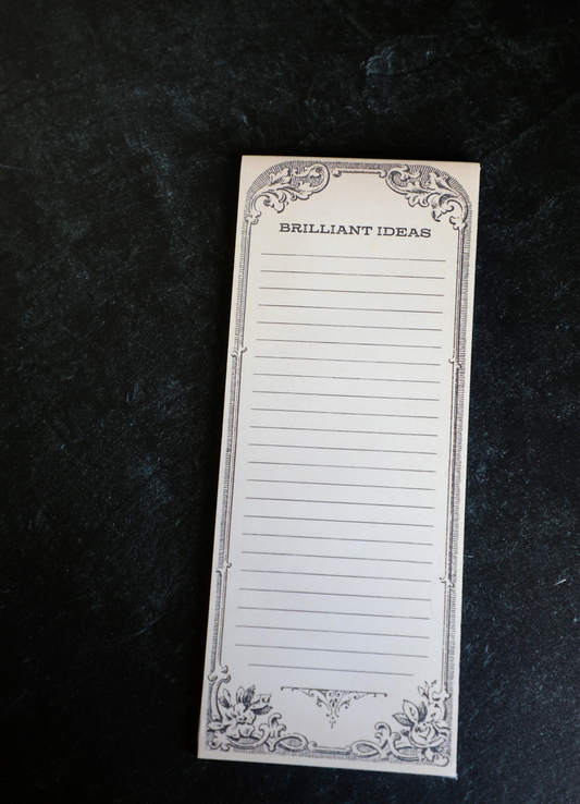 Brilliant Ideas Skinny Notepad