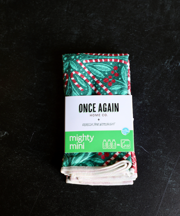 Mighty Mini Towel (Set of 3) Reversible - RJW Candy Maze: Dark Green