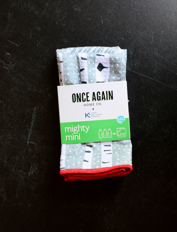 Mighty Mini Towel (Set of 3) Reversible - KN Cardinal: Silver