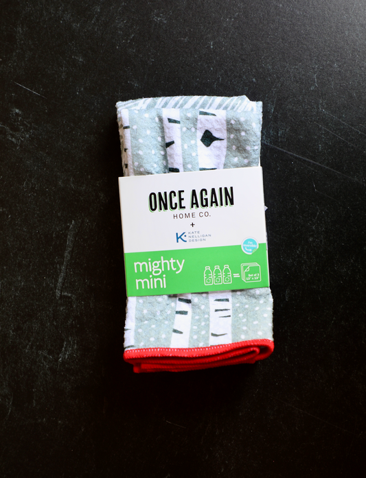 Mighty Mini Towel (Set of 3) Reversible - KN Cardinal: Silver