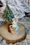 Felt Very Merry Mice Ornaments
