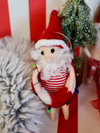 Felt Surfing Santa Ornament