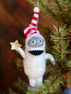 Felt Yippee Yeti Ornament