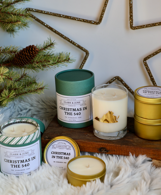 Christmas in the 540 Candle