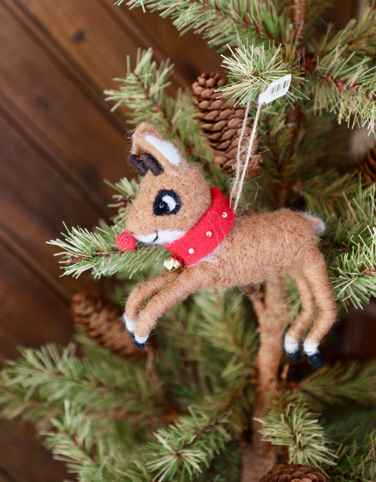 Felt Rudolph Ornament