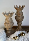 Resin Nutcracker Candle Holder