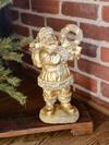 Resin Gold Antique Santa