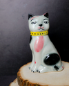 Vintage Reproduction Stoneware Cat Vase