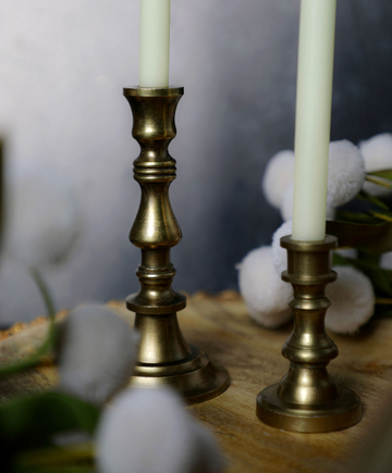 Cast Aluminum 1/2" Taper Holder, 2 Styles